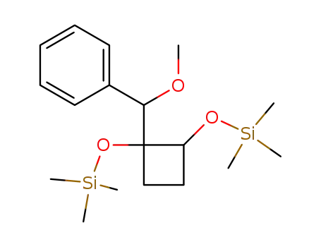 [(1,2-Bis-trimethylsilanyloxy-cyclobutyl)-methoxy-methyl]-benzene