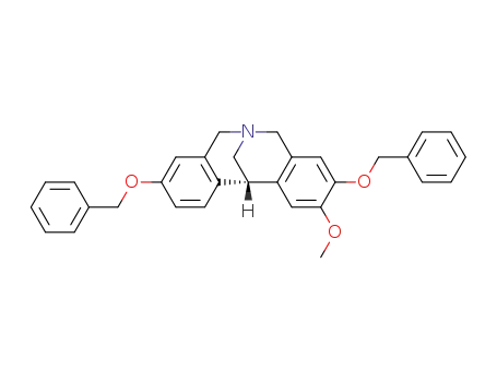 (S)-3,9-Bis-benzyloxy-2-methoxy-7,12-dihydro-5H-6,12-methano-dibenzo[c,f]azocine