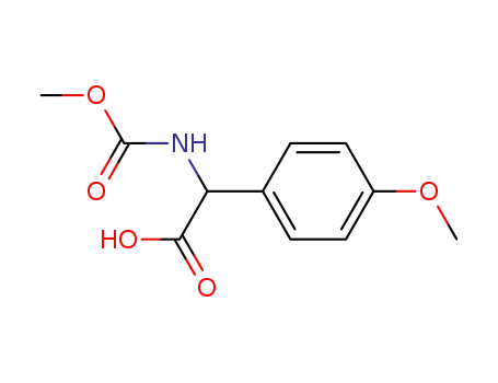 2-(methoxycarbonylamino)-2-(4-methoxyphenyl)acetic Acid