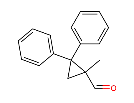 Molecular Structure of 56701-21-4 (1-Methyl-2,2-diphenylcyclopropanecarbaldehyde)