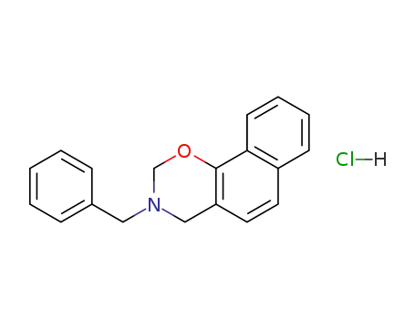 3-Benzyl-2,3-dihydro-4H-naphth<2,1e><1,3>oxazin-ium-chlorid