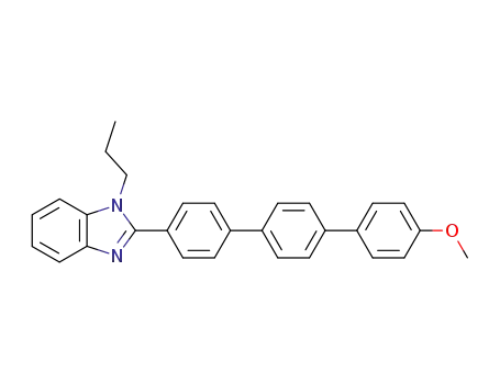 2-(4''-methoxyterphenyl-4-yl)-1-propylbenzimidazole