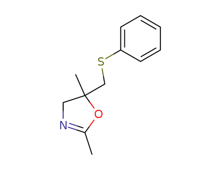 2,5-dimethyl-5-phenylthiomethyl-4,5-dihydro-1,3-oxazole