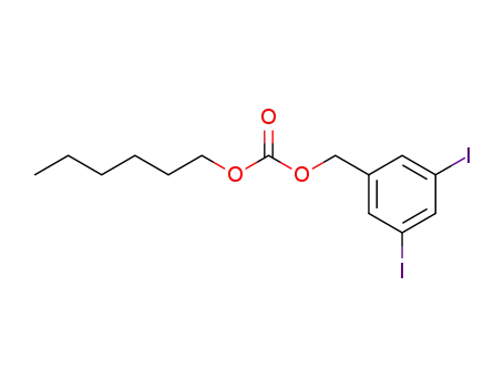 Carbonic acid hexyl 3,5-diiodobenzyl ester