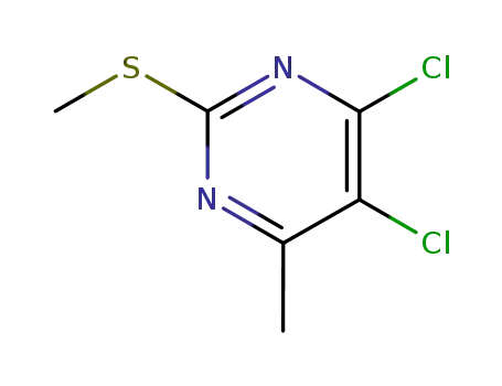 Pyrimidine, 4,5-dichloro-6-methyl-2-(methylthio)-