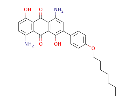 9,10-Anthracenedione,4,8-diamino-2-[4-(heptyloxy)phenyl]-1,5-dihydroxy-