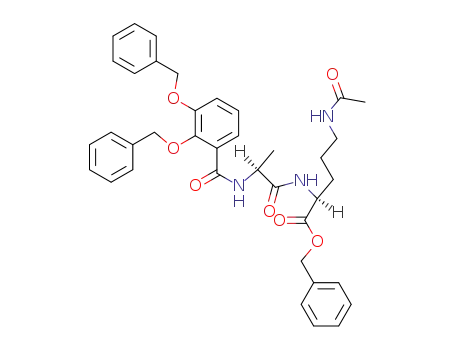 2,3-dibenzyloxybenzoyl-Ala-Orn(Ac)-OBzl