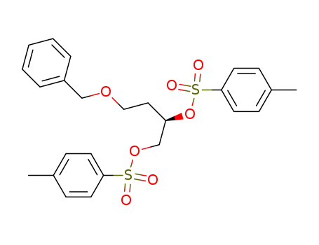 Molecular Structure of 159424-44-9 ((R)-4-O-benzyl-1,2-O-ditosyl-butane-1,2,4-triol)