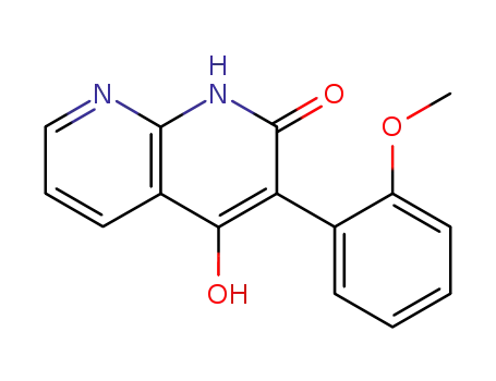 4-hydroxy-3-(o-methoxyphenyl)-1,8-naphthyridin-2(1H)-one