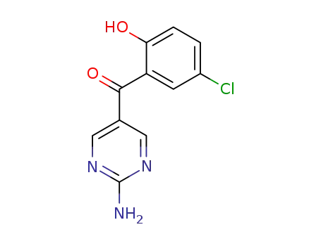 Methanone, (2-amino-5-pyrimidinyl)(5-chloro-2-hydroxyphenyl)-