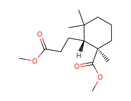 (1R,2R)-2-carboxy-2,6,6-trimethylcyclohexanepropionic acid dimethyl ester