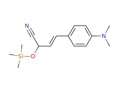 Molecular Structure of 100573-48-6 ((E)-4-(4-Dimethylamino-phenyl)-2-trimethylsilanyloxy-but-3-enenitrile)