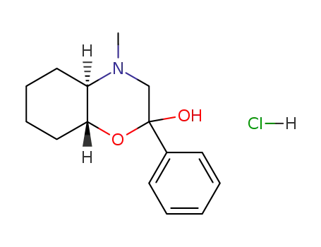 (4aR,8aR)-4-Methyl-2-phenyl-octahydro-benzo[1,4]oxazin-2-ol; hydrochloride