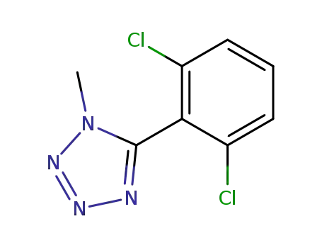 Molecular Structure of 77455-48-2 (1H-Tetrazole, 5-(2,6-dichlorophenyl)-1-methyl-)