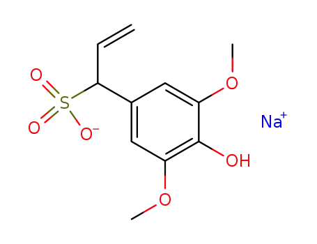 sodium-3-(3,5-dimethoxy-4-hydroxyphenyl)-2-propene-1-sulphonate