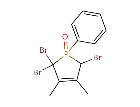 2,2,5-Tribromo-3,4-dimethyl-1-phenyl-2,5-dihydro-phosphole 1-oxide