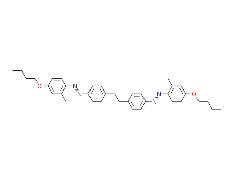 Molecular Structure of 80894-45-7 (Diazene,
1,1'-(1,2-ethanediyldi-4,1-phenylene)bis[2-(4-butoxy-2-methylphenyl)-)