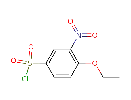 Molecular Structure of 22121-71-7 (2-Nitrophenetol-4-sulfonylchlorid)