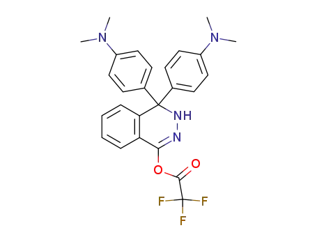 1-trifluoracetoxy-4,4-bis-(p-dimethylaminophenyl)-3,4-dihydrophthalazine