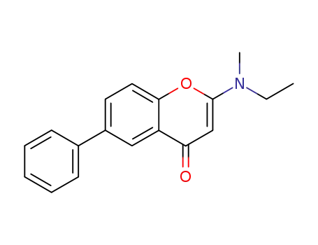 Molecular Structure of 83766-99-8 (2-(Etilmetilammino)-6-fenilcromone [Italian])