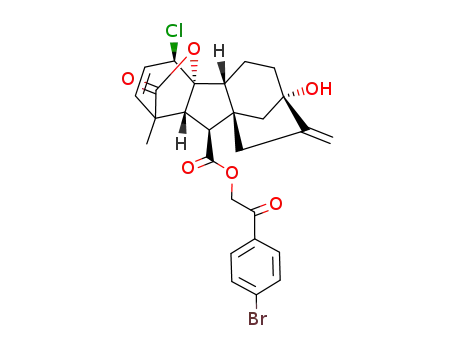 10β-p-bromophenacyloxycarbonyl-4β-chloro-7-hydroxy-1β-methyl-8-methylenegibb-2-ene-1α,4aα-carbolactone