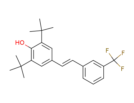 (E)-2,6-di-tert-butyl-4-(3-(trifluoromethyl)styryl)phenol