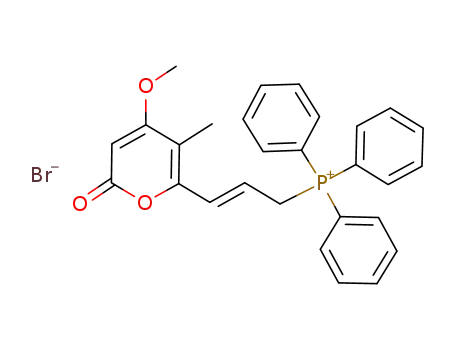 (E)-3-(4-methoxy-5-methyl-2-oxo-2H-pyran-6-yl)prop-2-enyl(triphenyl)phosphonium bromide