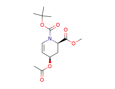 (2R,4R)-4-Acetoxy-3,4-dihydro-2H-pyridine-1,2-dicarboxylic acid 1-tert-butyl ester 2-methyl ester