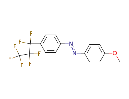 Diazene, [4-(heptafluoropropyl)phenyl](4-methoxyphenyl)-