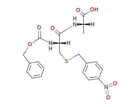 N-Benzyloxycarbonyl-S-(4-nitro-benzyl)-L-cysteinyl-L-alanin