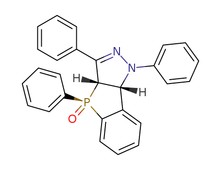 (3aS,4S,8bR)-1,3,4-Triphenyl-3a,8b-dihydro-1H-phosphindolo[3,2-c]pyrazole 4-oxide