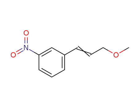Molecular Structure of 22688-01-3 (Methyl-m-nitrocynnamylether)