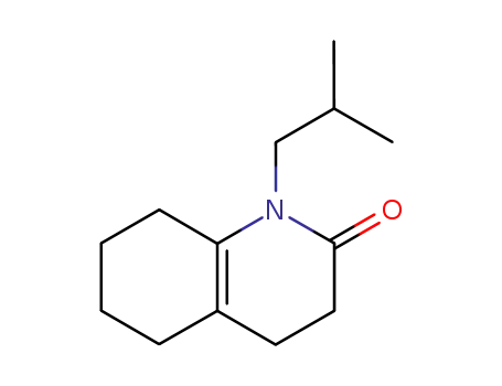 Molecular Structure of 143818-10-4 (2(1H)-Quinolinone, 3,4,5,6,7,8-hexahydro-1-(2-methylpropyl)-)