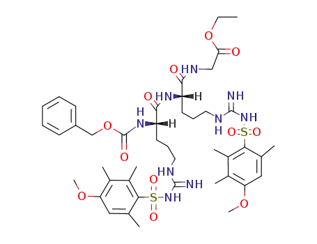 Z-Arg(Mtr)-Arg(Mtr)-Gly-OEt