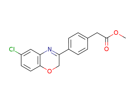 4-(6-CHLORO-2H-1,4-BENZOXAZIN-3-YL)BENZENEACETIC ACID METHYL ESTER