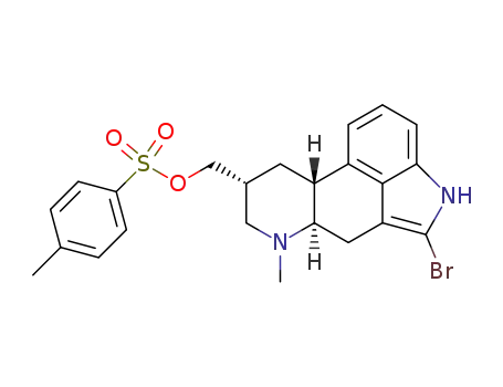 Toluene-4-sulfonic acid (6aR,9R,10aR)-5-bromo-7-methyl-4,6,6a,7,8,9,10,10a-octahydro-indolo[4,3-fg]quinolin-9-ylmethyl ester