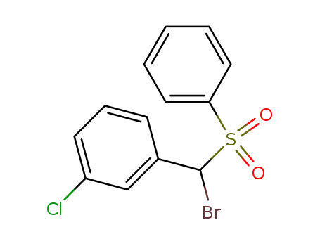 (α-Brom-3-chlor-benzyl)-phenyl-sulfon