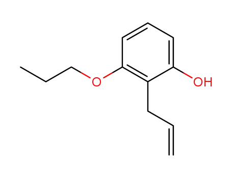 Molecular Structure of 122710-43-4 (2-allyl-3-propoxy phenol)