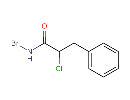 DL-N-Brom-α-chlor-hydrozimtsaeure-amid