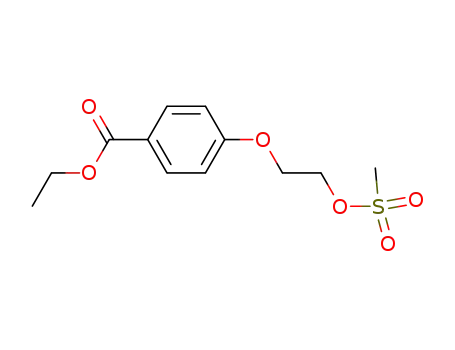 4-(2-Methanesulfonyloxy-ethoxy)-benzoic acid ethyl ester