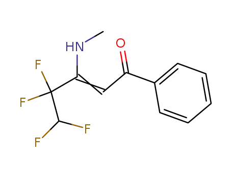 1-phenyl-3-methylamino-4,4,5,5-tetrafluoro-2-penten-1-one