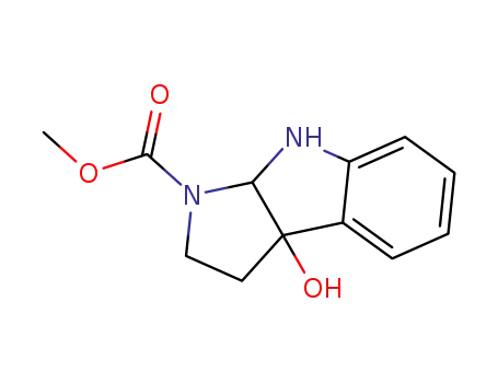 Pyrrolo[2,3-b]indole-1(2H)-carboxylic acid,
3,3a,8,8a-tetrahydro-3a-hydroxy-, methyl ester