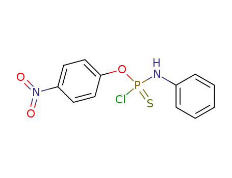 Molecular Structure of 73098-20-1 (4-nitrophenyl phosphoranilidochloridothioate)