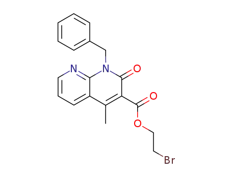 2-bromoethyl 1-benzyl-4-methyl-1,8-naphthyridin-(1H)2-one-3-carboxylate