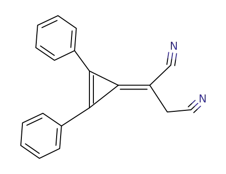 2-<1.2-Diphenyl-cyclopropenyliden>-bernsteinsaeure-dinitril