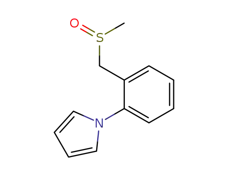 1-(2-Methanesulfinylmethyl-phenyl)-1H-pyrrole