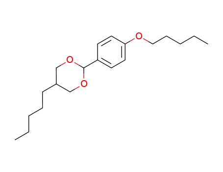 Molecular Structure of 74800-58-1 (5-Pentyl-2-(4-pentyloxy-phenyl)-[1,3]dioxane)