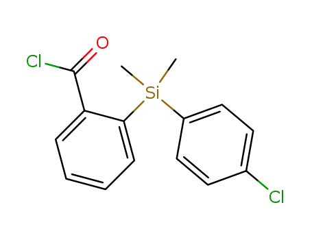 2-<(4-Chlorphenyl)dimethylsilyl>benzoylchlorid