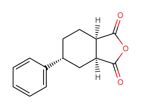 Molecular Structure of 336185-24-1 (4-TRANS-PHENYLCYCLOHEXANE-(1R,2-CIS)-DICARBOXYLIC ANHYDRIDE)
