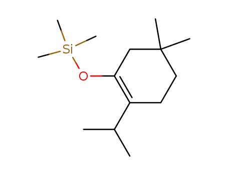 Trimethylsilyl-(2-isopropyl-5,5-dimethyl-cyclohexen-<sup>(1)</sup>-yl)-aether